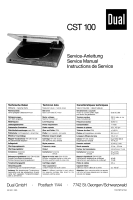 Dual CST-100-Service-Manual 